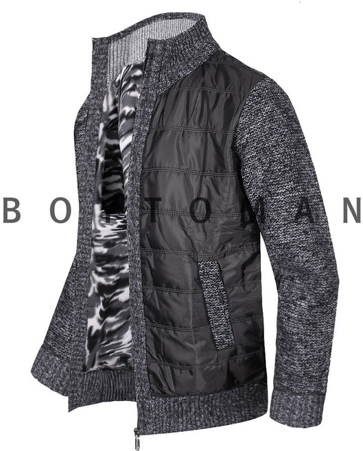 XN07 어반 경량 패딩 니트 집업점퍼 골프웨어