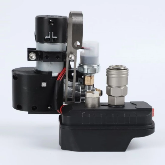 휴대용 컴프레셔 무선 배터리 호환 콤프레샤 타카 에어 미니, 디월트 배터리호환 배터리미포함, 1개 - 쿠팡