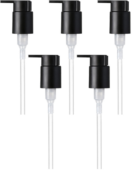 닥터보틀 고급강력펌프 디스펜서 단품, 5개, 블랙