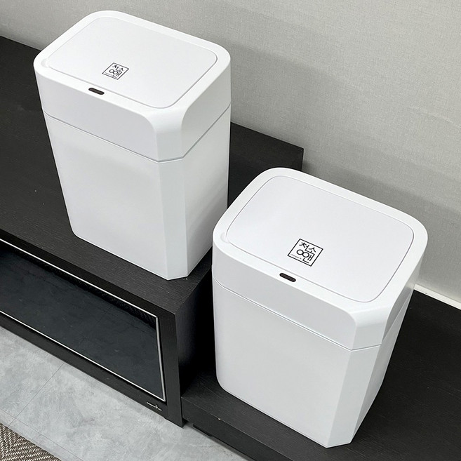 청소앤 대용량 휴지통, 화이트