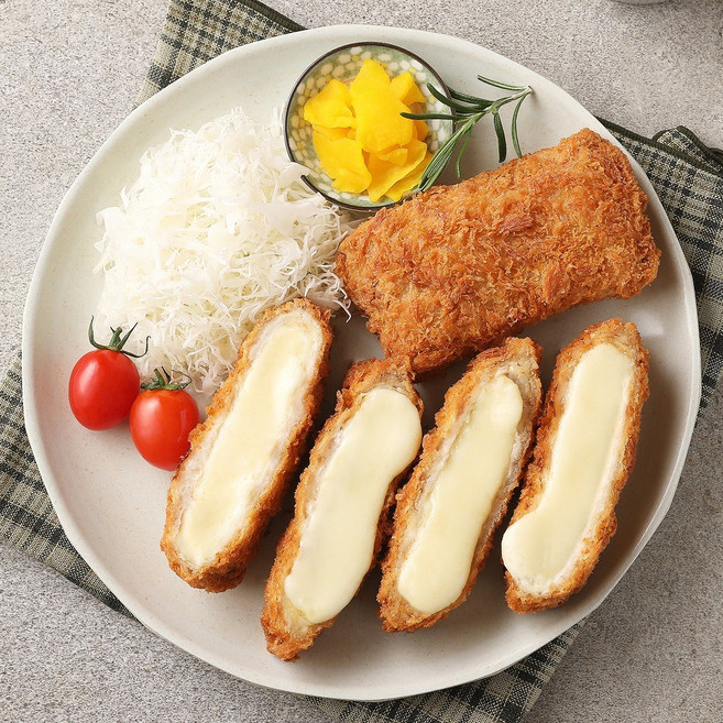 치즈마니돈까스 260g (2pcs) 냉동돈까스 치즈가득 간편조리, 1개