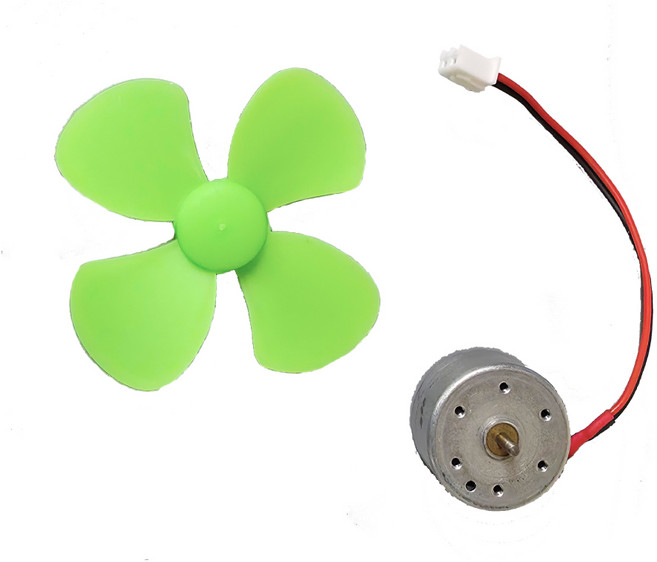 태양광 전용 미니모터 + 프로펠러 세트, 1개