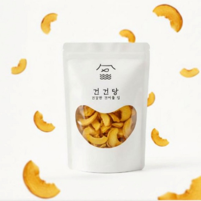 [건건당] 동결건조 복숭아 100g 보존료 화학첨가물 제로, 1개