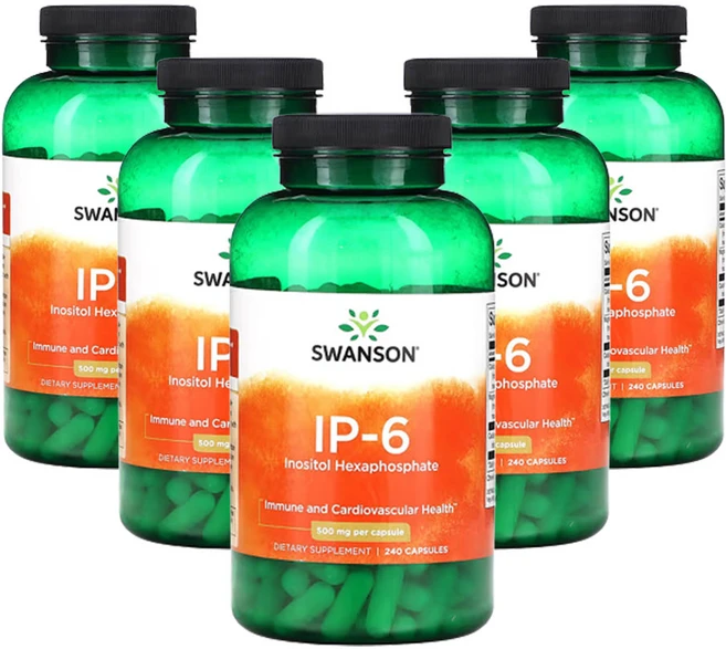 스완슨 IP-6 500mg 240캡슐, 5개, 240정 - 쿠팡