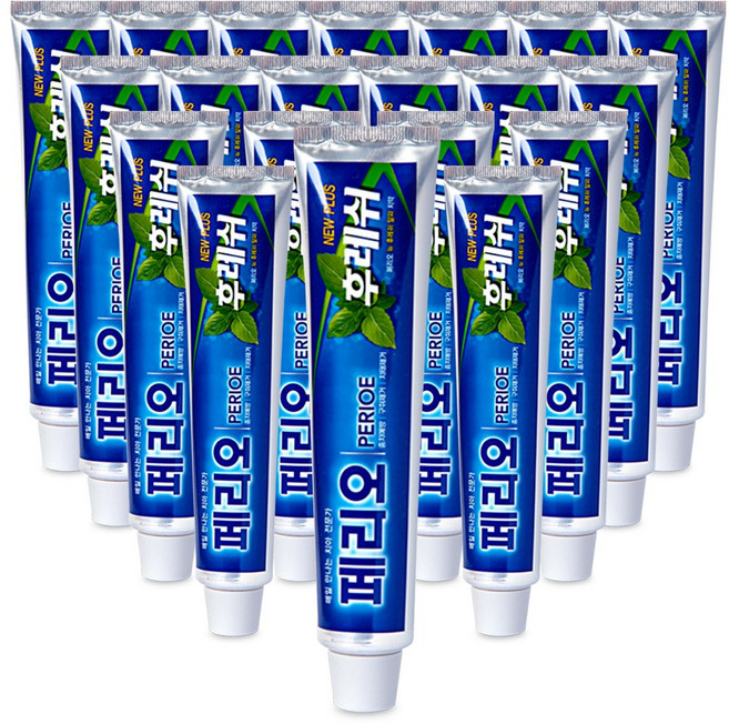 페리오 뉴 후레쉬 플러스치약, 150g, 28개