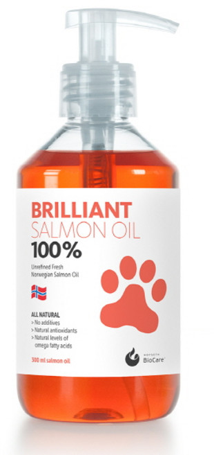 브릴리언트 반려동물 연어오일 영양제, 오메가3, 300ml, 1개