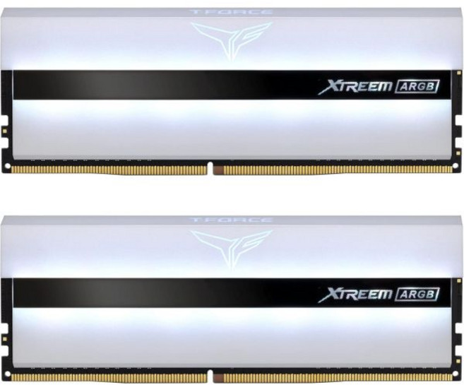 TEAMGROUP T-Force XTREEM DDR5 램 32GB (16GB 2개) 7200MHz PC5-57600 CL34 A-DIE 데스크탑 메모리 모듈 램 600 700, ARGB Blue_3600MHz 18-22-22-42, ARGB White