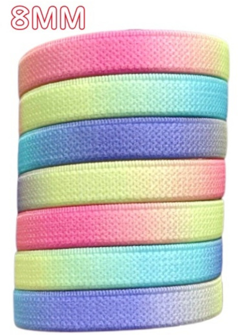 轉運扣 8MM扁平彈性鞋帶 懶人鞋帶 免繫鞋帶 彩虹鞋帶 高彈力耐磨 方便穿脫