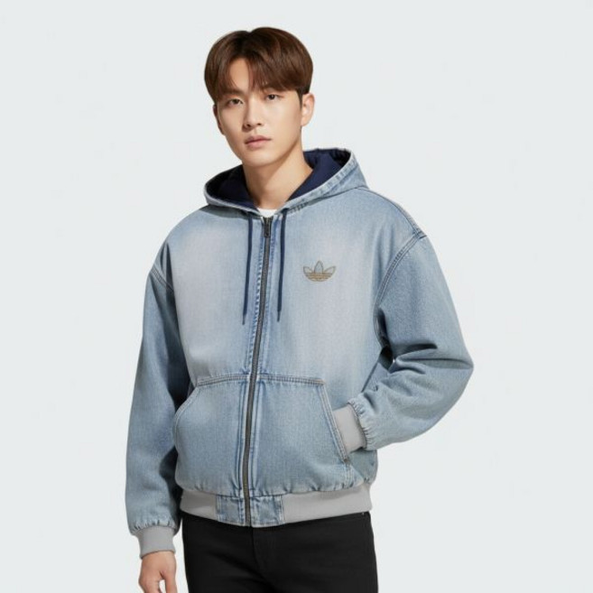 아디다스 데님 패디드 자켓 재킷 - 인디고데님 KE0131