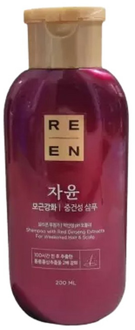 리엔 자윤 모근강화 샴푸(중건성) 여행용, 200ml, 5개
