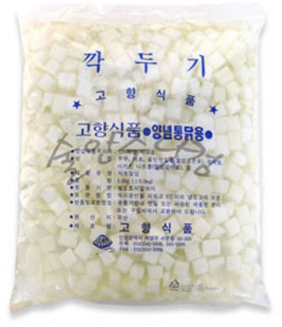 (면)(냉장)고향식품치킨무 5.5kgX195vN, 5.5kg, 1개