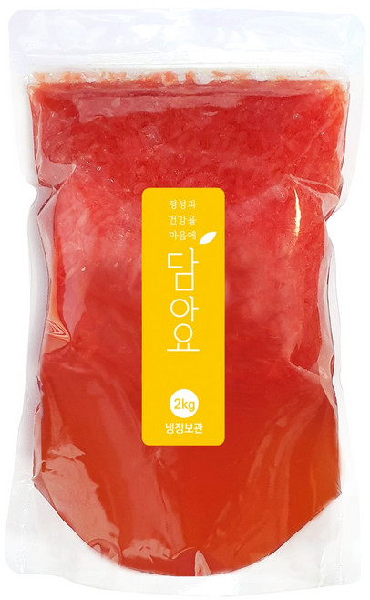 담아요 수제 자몽청(알갱이) 정백당, 1개, 자몽청 2kg