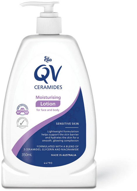 QV 神經醯胺 保濕乳液 350ml 敏感肌, 1個, 神經醯胺保濕乳液350ml