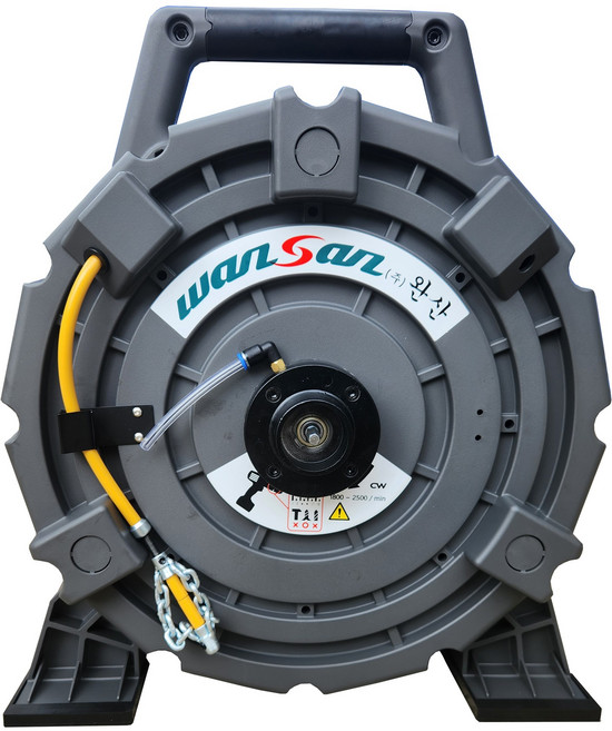 하수구청소기 WS-617 17M 완산 플렉스샤프트 배관청소기 하수구뚫음기계 하수구샤프트 체인노커 2개, 1개