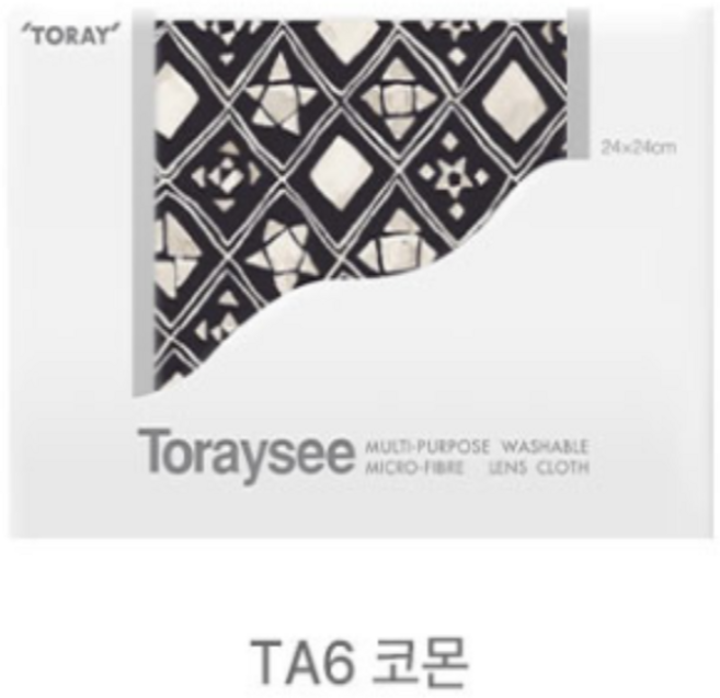 무늬있는 극세사 안경닦이 19cm/24cm/30cm Toraysee lens cloth komon 도레이씨