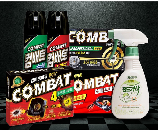 컴배트 진드기싹 시트 4개입, 쿠팡 본상품선택