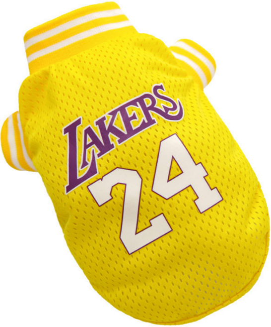 로엔드 강아지 메쉬 유니폼, 옐로, 1개