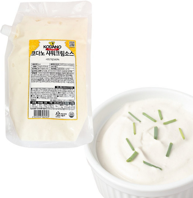 코다노 크림 스파게티 소스 2kg, 1개