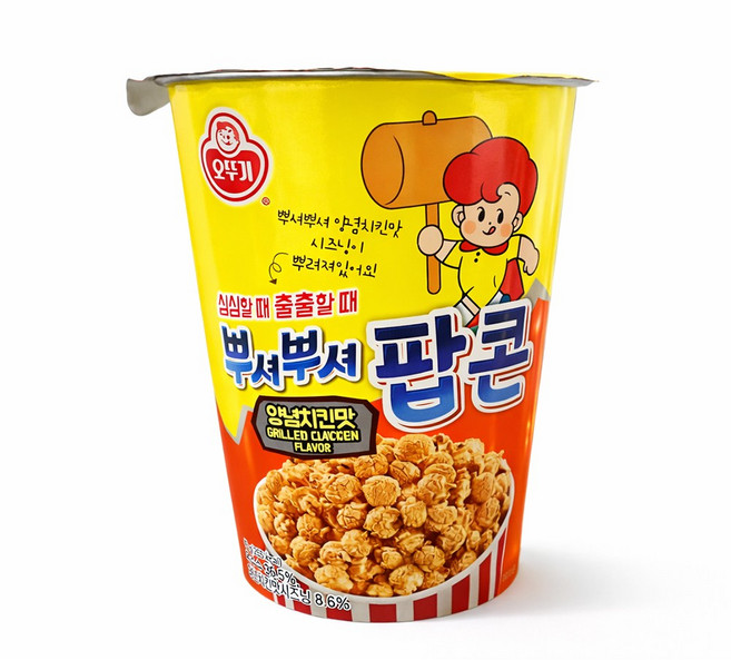 오뚜기 뿌셔뿌셔 팝콘 양념치킨맛, 12개, 45g