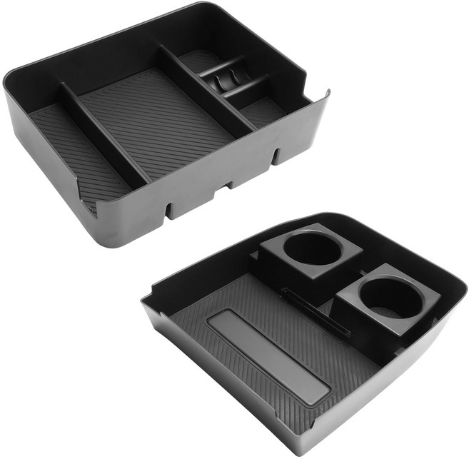 RUIYA 팰리세이드 LX3 7인승 9인승 상단 콘솔박스 트레이 하단 수납함 세트, 상단+하단