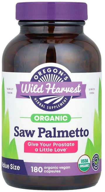 오레곤스와일드하베스트 쏘팔메토 베지 캡슐 180정, OWH10609, 1개 - 쿠팡
