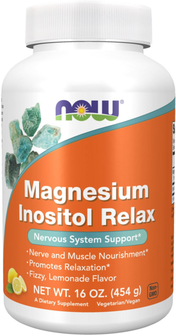 나우푸드 마그네슘 이노시톨 릴랙스 비건, 454g, 1개