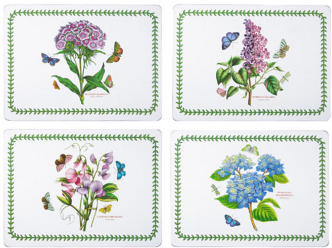 포트메리온 보타닉가든 식탁매트(대) HM D세트(40CM 4P), 화이트, 1개