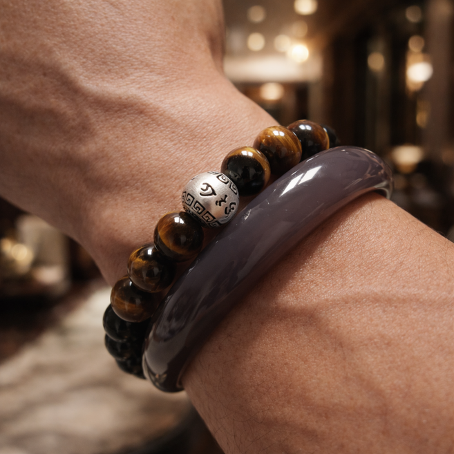 호안석 팔찌 삼재 국내 자체제작 프리미엄 천역석 삼재 막이 호랑이눈 천연원석 남녀공용 개운탬 성공운 재물운 금전운 자녀운 학업운 소원 건강 합격 행운 부적 액막이 액운막이