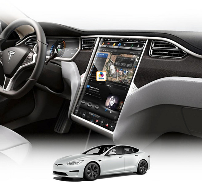 테슬라 모델 에스 S (17년~21년) 내비게이션 계기판 강화유리 액정보호 필름 MODEL S, 테슬라 모델 S (17년~21년)