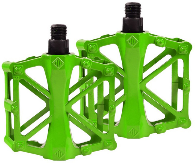 에쉬울프 볼베어링 자전거 평페달, 그린, 1세트