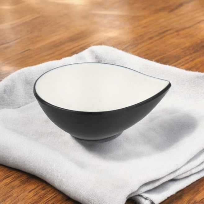 [형제주방] 롤링 샤틴 물방울종지 돌산 멜라민그릇 업소용 식당용 다용도접시, 대 (DS-7051), 1개