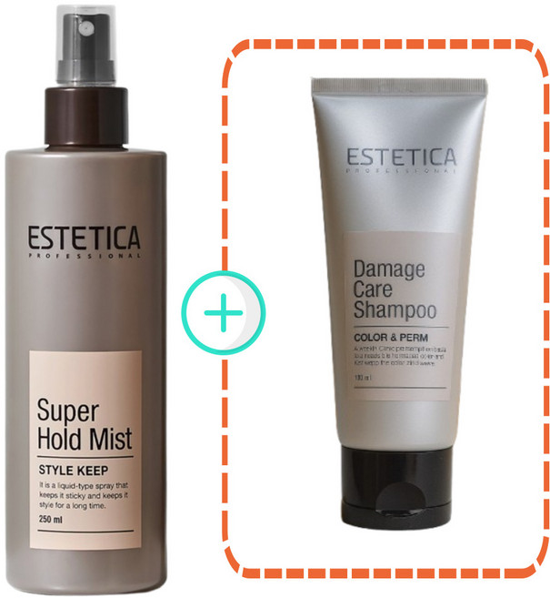 에스테티카 슈퍼 홀드 미스트 250ml 헤어 워터 스프레이 고정제, 1개, 249.9g