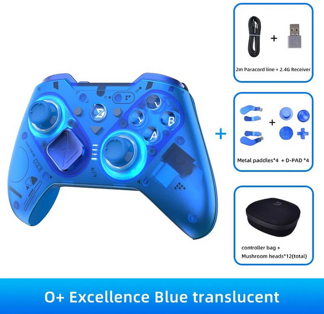 Zd O+우수한 게임 컨트롤러 엘리트 모듈형 감각 Rgb 스위치 전화 블루투스 컨트롤러 Ns 태블릿 스팀 맞춤형, 09 ZDOExcellent version