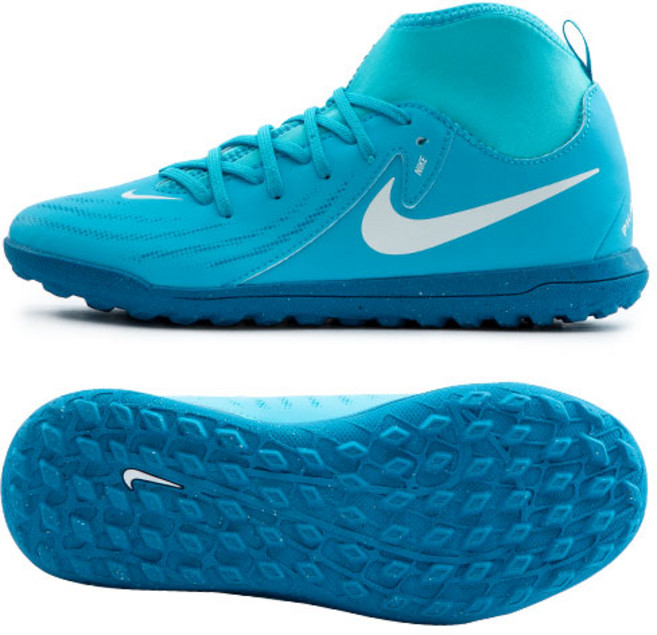 나이키 키즈 발목 풋살화 쥬니어 팬텀 루나 II 클럽 TF 블루, 230, 230, 1개