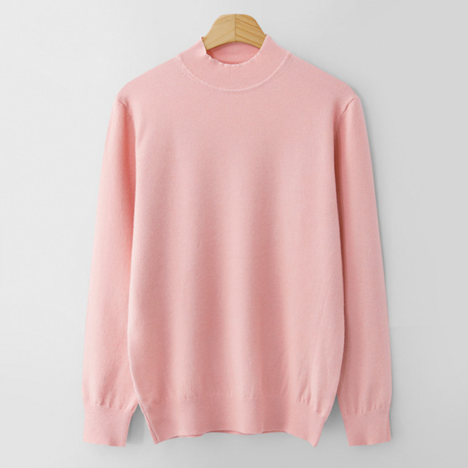 엠엔씨 남녀공용 소프트 M캐시 반목 니트 MDKN037MT