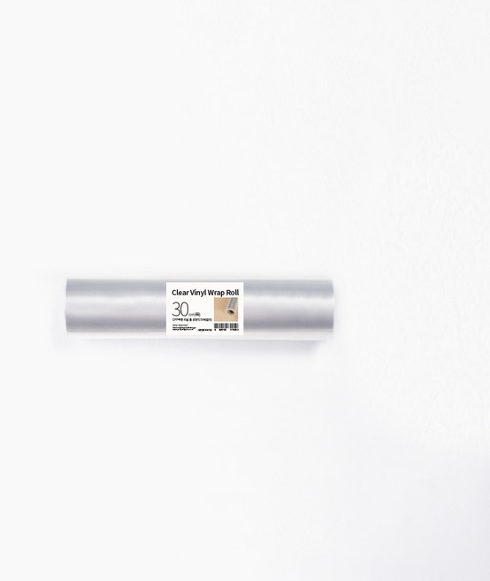 star starred OPP 투명 비닐 롤 포장지 (Clear Vinyl Wrap Roll), 1개