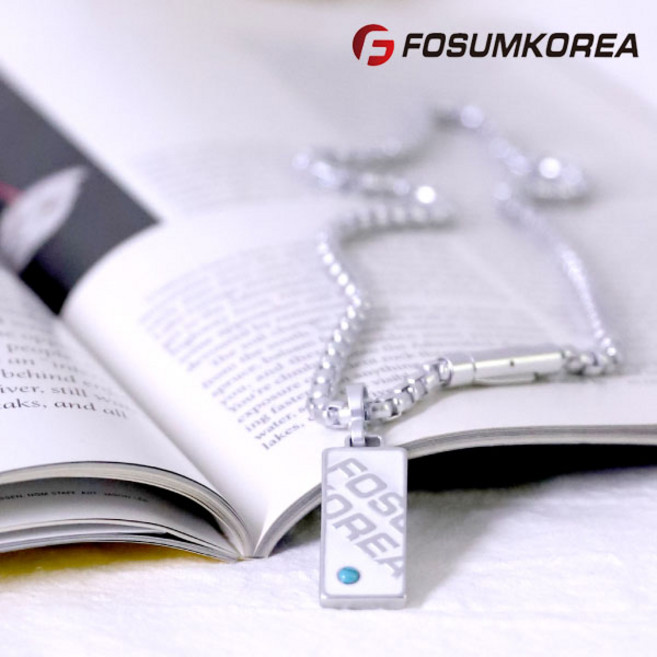 포슘 투어 목걸이/파워실버/러너 마라톤 골프 야구 스포츠동회인 건강목걸이 스포츠악세사리, 20인치, 화이트, 1개