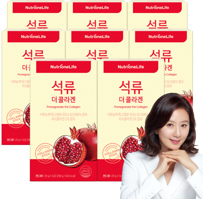 뉴트리원 석류 더 콜라겐 14p, 280g, 8개