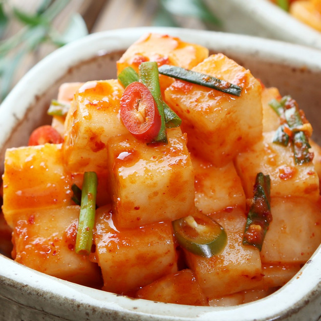 [산들바람김치] 깍두기 3kg/5kg/10kg 무김치/김치/반찬/HACCP인증/우리농산물, 1개, 5kg