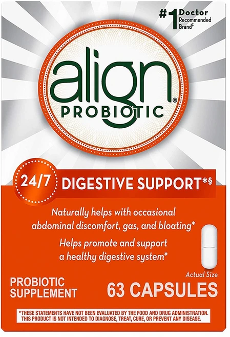 Align Probiotic Supplement 얼라인 프로바이오틱 63캡슐, 63정, 1개 - 쿠팡