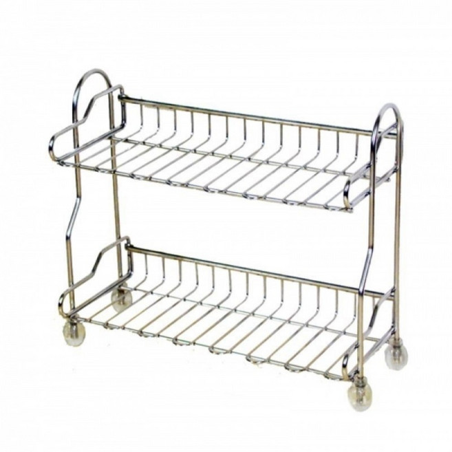 파인 2단 양념통 선반 중 컵 씽크대 정리대, 기본1, 1개