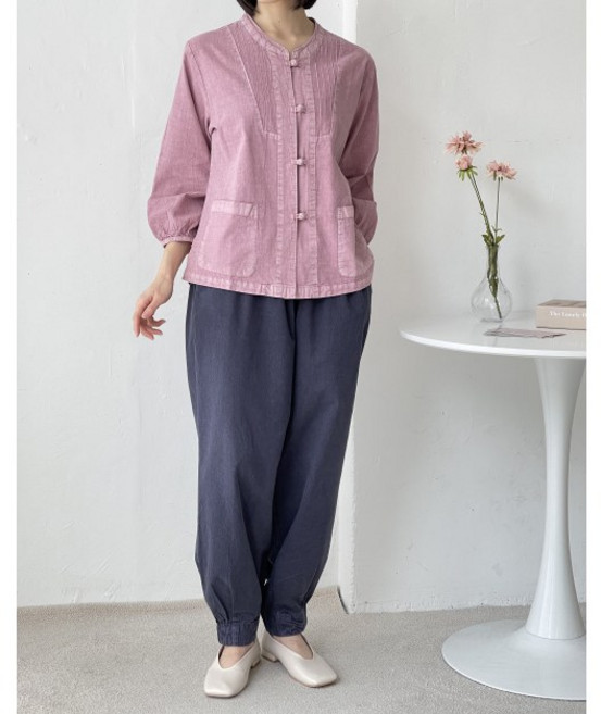 편한생활한복 여성 여름 가을용 기본 한벌