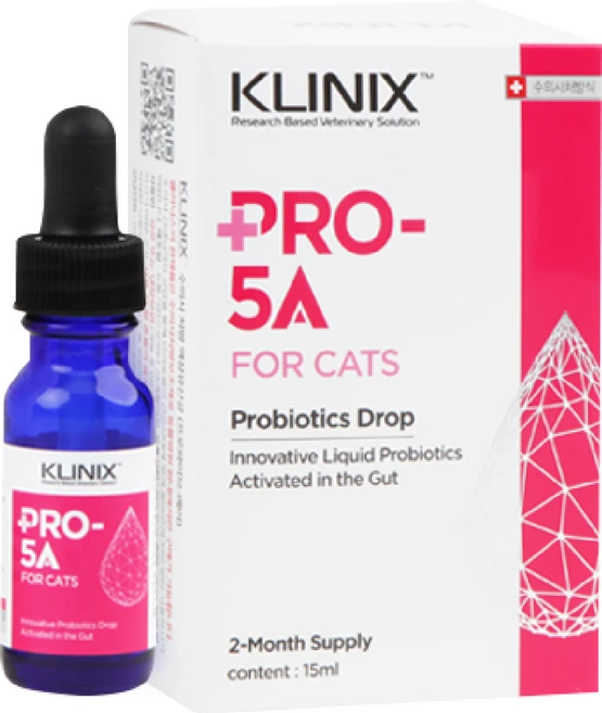 클리닉스 캣 프로5A 15ml 고양이 유산균 소화기 영양제, 1개 - 쿠팡