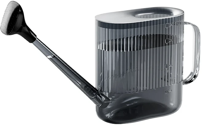 호환 스프링클러 헤드 1800ML 물을 긴 플라스틱 실내 옥외 꽃을위한 현대, 02 Dark Grey, 02 Dark Grey