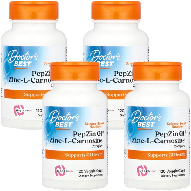 닥터스베스트 아연 L-카르노신 콤플렉스 베지 캡 비건 글루텐 프리, 120정, 4개