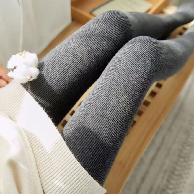 바이해랑 고급 골지 스타킹 유발 타이즈 봄 가을 겨울