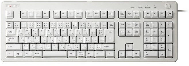 REALFORCE R3 USB Windows 112 리얼 포스 히가시 프레 키보드 조용한 모델 유선 풀