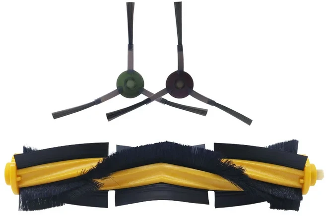 호환 에코백스 DEEBOT OZMO T8 / AIVI 로봇 청소기용 먼지봉투 메인/사이드 브러시 필터 일회용 천 부품 D, 01 SET-4