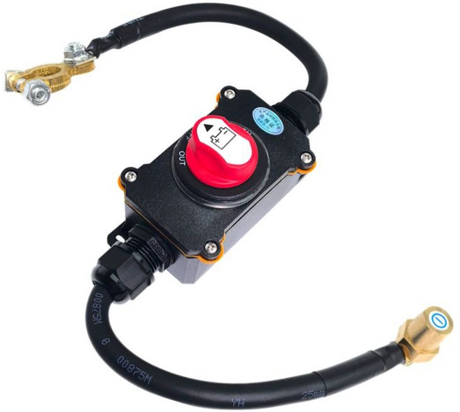 배터리 차단기 방전기 킬스위치 클립 밧데리 스위치 원격, 12V 24V 100A 10sq, 1L, 1개