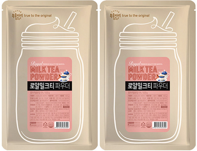 복음자리 로얄 밀크티 파우더, 500g, 1개입, 2개